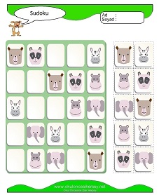 Sudoku Çocuk Bulmacaları